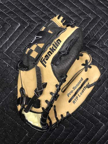 Franklin Brown Kid Pitch (9YO-13YO) Infield 11" RTP Pro Baseball Glove