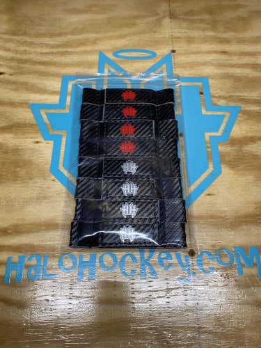 2 sets of custom  color Halo Hockey toe ties