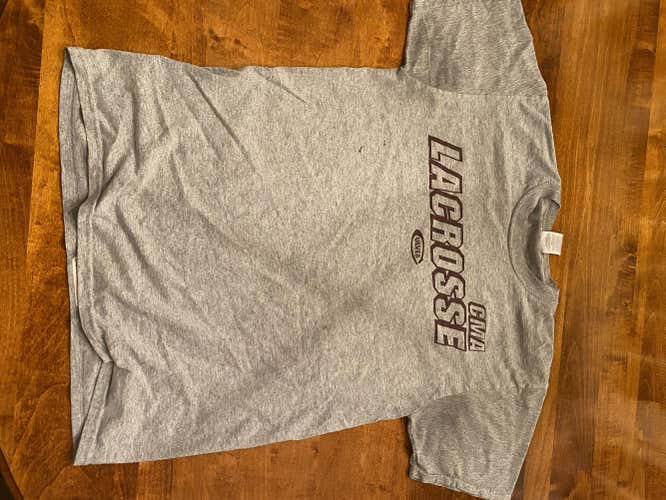 Gray Used Culver Prep Lacrosse Men's Adult Medium Warrior Shirt