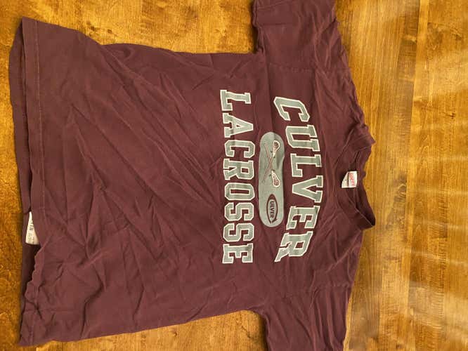 Red Used Culver Lacrosse Men's Adult Medium Other Shirt