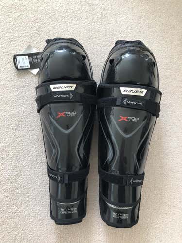 NEW Senior Bauer Vapor X900 Lite Hockey Shin Pads 16” sr