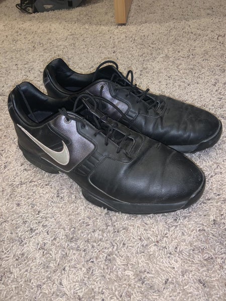 Black Men's Size 12 (Women's 13) Nike Golf Shoes