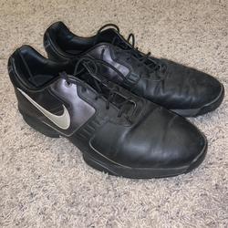 Black Men's Size 12 (Women's 13) Nike Golf Shoes