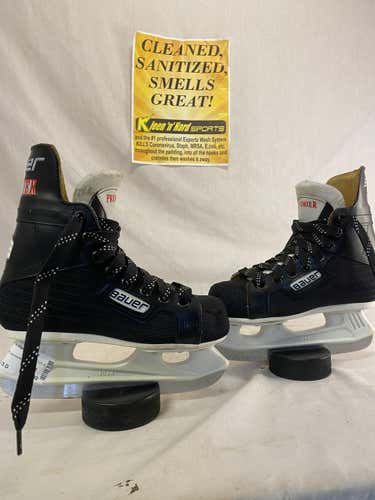 Used Bauer Premier Ice Hockey Size Yth 13.5 D Skates