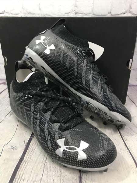 スパイク UNDER ARMOUR SPOTLIGHT MC 2018 Under Armour Spotlight Suede MC Orange Football Cleats Mens Size 9