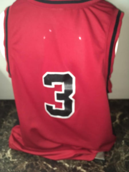 Maryland Terrapins Foot Locker Basketball Sewn Jersey #3 SIZE XL Red Joe  Smith