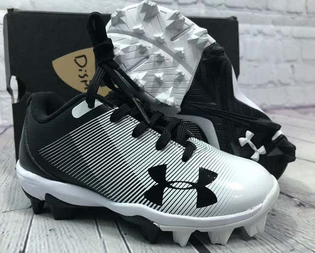 New Under Armour UA Leadoff Low RM Jr Size 10K Baseball Softball Cleats Shoes