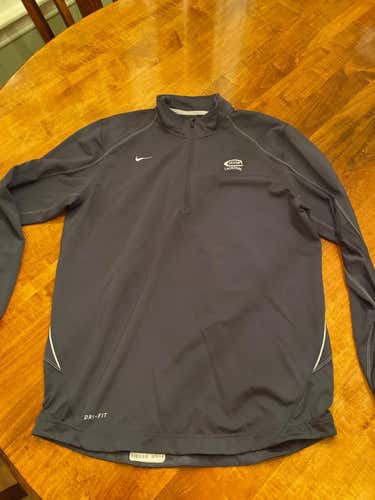 Gray Used Culver Prep Lacrosse Men's Adult Medium Nike Sweatshirt