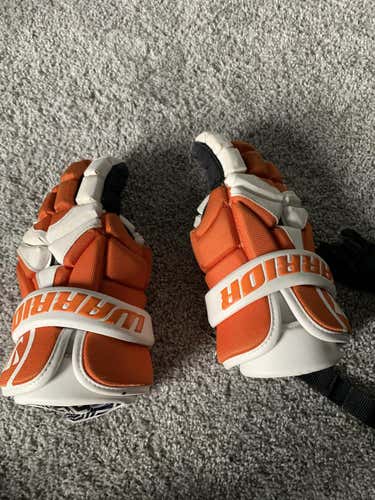 Burnt orange warrior gloves