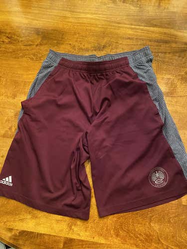 Red Used Culver Prep Lacrosse Men's Adult Medium Adidas Shorts