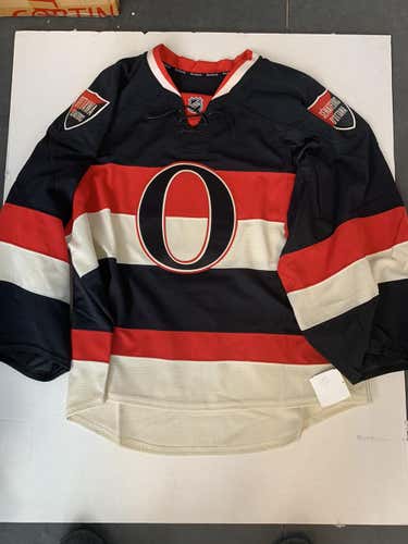 New Reebok Ottawa Senators Heritage 3rd NHL Pro Stock Hockey Jersey 58
