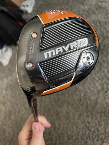 Men's Left Hand Stiff Flex 3 Wood Mavrik Fairway Wood