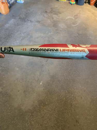 Kid Pitch (9YO-13YO) 2019 Alloy (-11) 17 oz 28" Uprising Bat