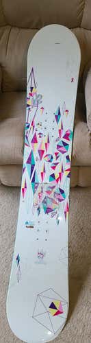Used Women's 154L K2 Snowboard All Mountain Without Bindings Medium Flex Directional