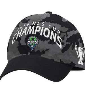 Seattle Sounders FC adidas 2016 MLS Cup Champions Structured Adjustable Hat - Black