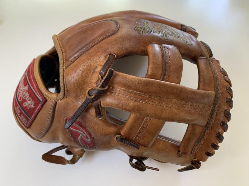 Used Rawlings Right Hand Throw Heart of the Hide Baseball Glove 11.5" PRO200-1