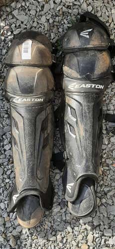 Black Used Adult Easton M7 Catcher's Leg Guard