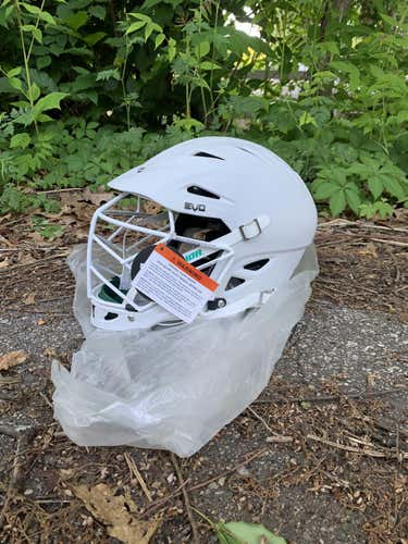 Brand New White Warrior Evo Helmet Size L/XL