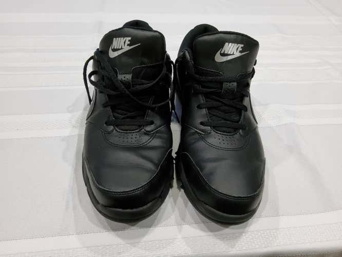 Used Men's Size 11 (Women's 12) Nike Black & Silver Golf Shoes