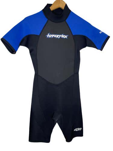 Hyperflex Childs Spring Shorty Wetsuit Youth Size 14 Access 2mm - Excellent Cond