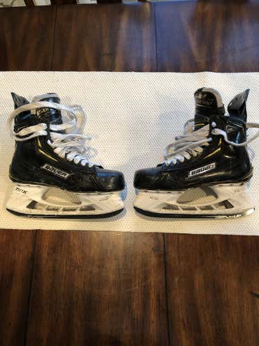 Used Senior Bauer Supreme 2S Pro Hockey Skates Regular Width Size 7