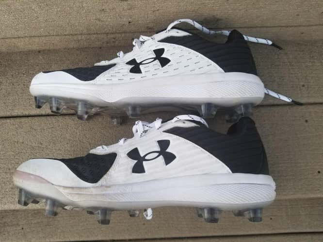 UA Yard TPU Black New Adult Size 12 (Women's 13) Molded Cleats Under Armour