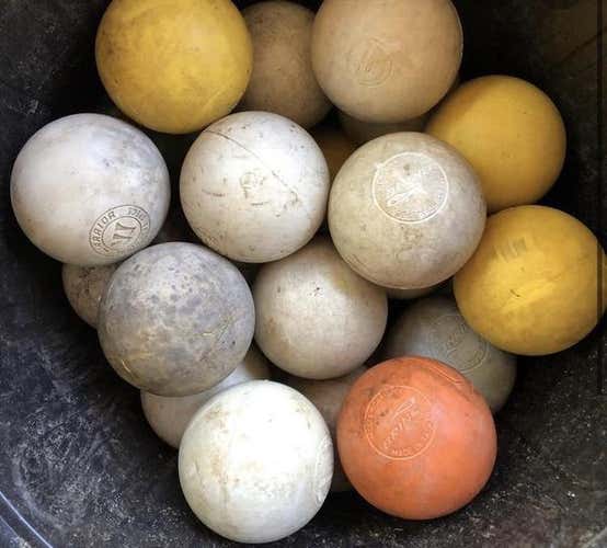 Used 24 Pack of Lacrosse Balls (see Description)