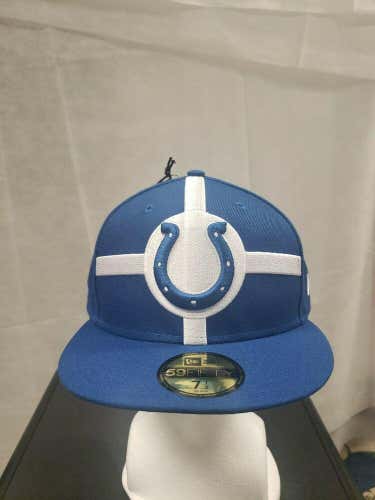 NWT Indianapolis Colts 2019 NFL Draft New Era 59fifty 7 1/2