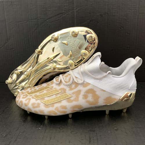 (Size 11) Adidas Adizero x Cleat 'Anniversary White Gold' Lacrosse/Football Cleats