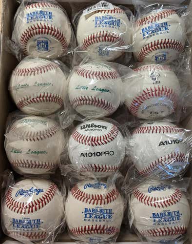 New Other Baseballs 24 Pack (2 Dozen) Random