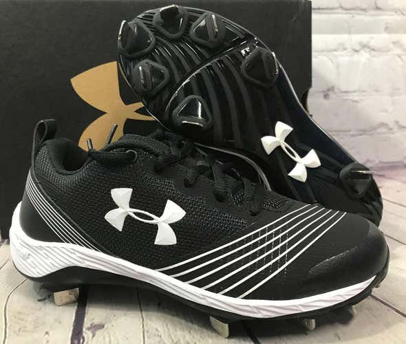 Under Armour Women’s Glyde ST Metal Softball Cleats Black Size 6 New With Box