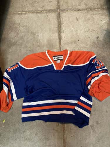 Goalie Cut Reebok Jersey - Edmonton
