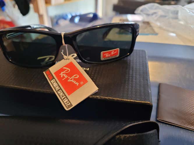 Black Men's New Adult Rayban Sunglasses