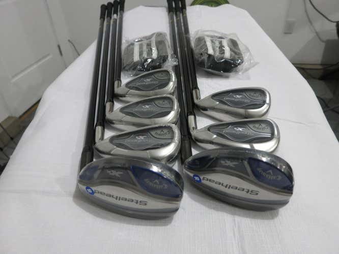 Callaway Steelhead XR Iron Set - 4H, 5H, 6-PW- Hzrdus 5.5 Regular Graphite - NEW
