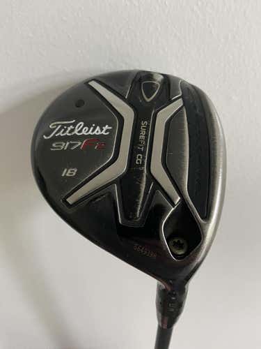 Used Right Handed Stiff Flex Loft 18 917F2 Fairway Wood
