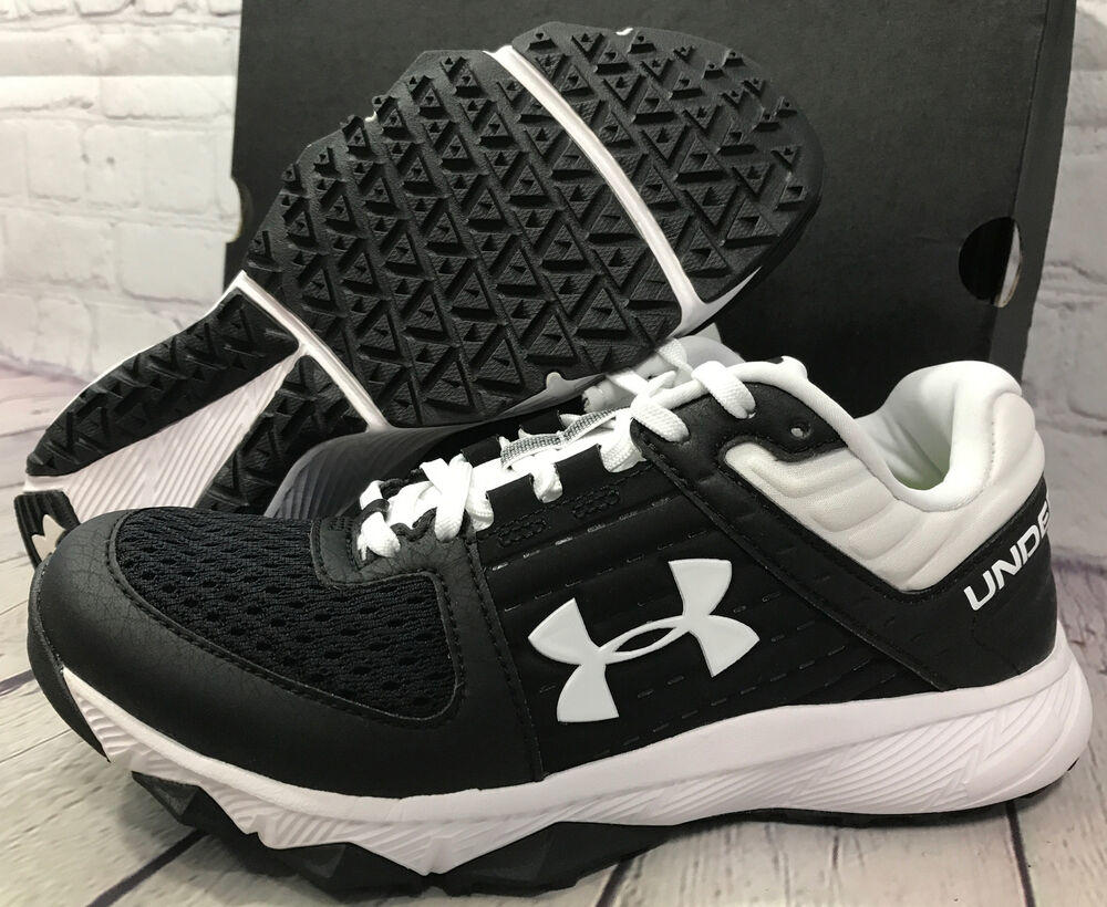 under armour black turf shoes