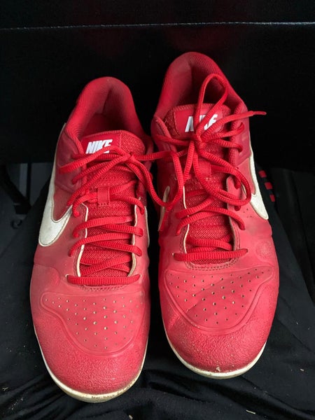 Red Men's Metal Low Cut Nike Alpha Huarache Varsity