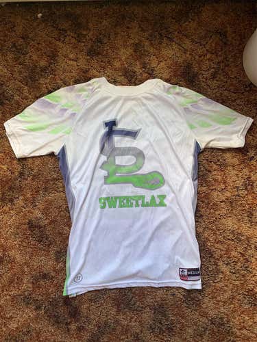 White Adult Medium Warrior Shirt