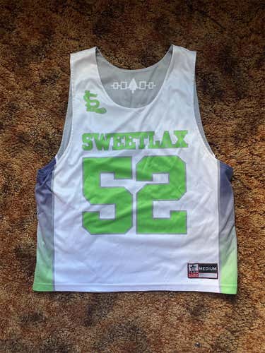 White Youth Medium Warrior Jersey