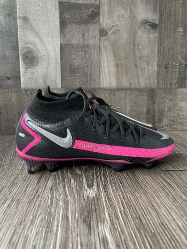 Nike Phantom GT Elite DF FG Soccer Cleats size Mens 4.5 Womens 6 Black Pink