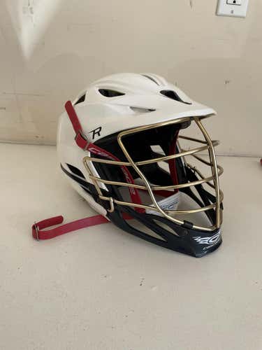 White Adult Player's Cascade R Helmet