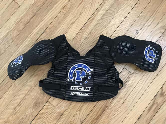 CCM SP90 Shoulder Pads Lightly Used Medium Vintage Beer League Minimal Low Profile