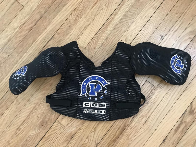 CCM SP90 Shoulder Pads Lightly Used Medium Vintage Beer League Minimal Low Profile