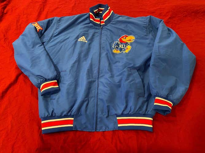 Kansas Jayhawks #53 Used Athletic Department Team Issued Jacket XL