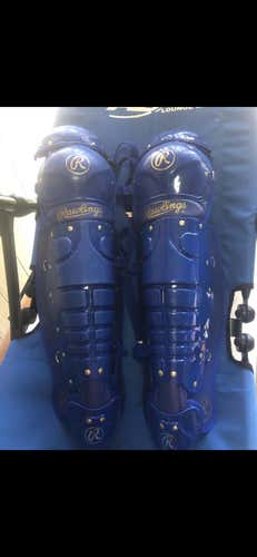 Blue Adult Rawlings Catcher's Leg Guard