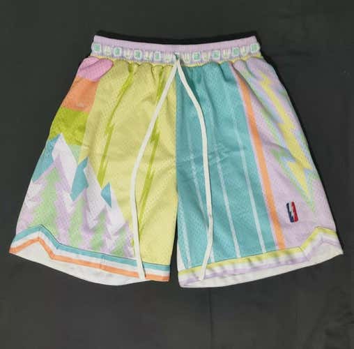 Trillest x Who Cares "What The NBA" Pastel Swingman Basketball Shorts Size S