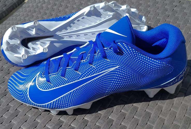 Nike Vapor Untouchables TD (US Size 14) Men's Football Blue Cleats NEW