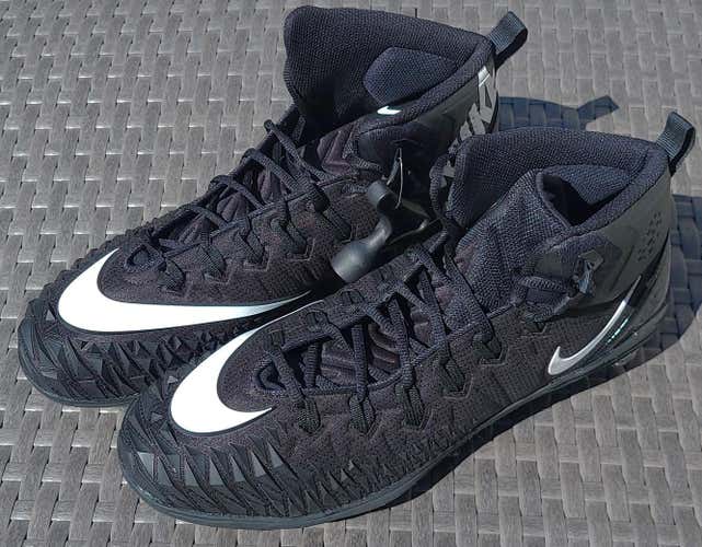 Men's Nike Force Savage Elite TD (US Size 13.5) Black Football Cleats