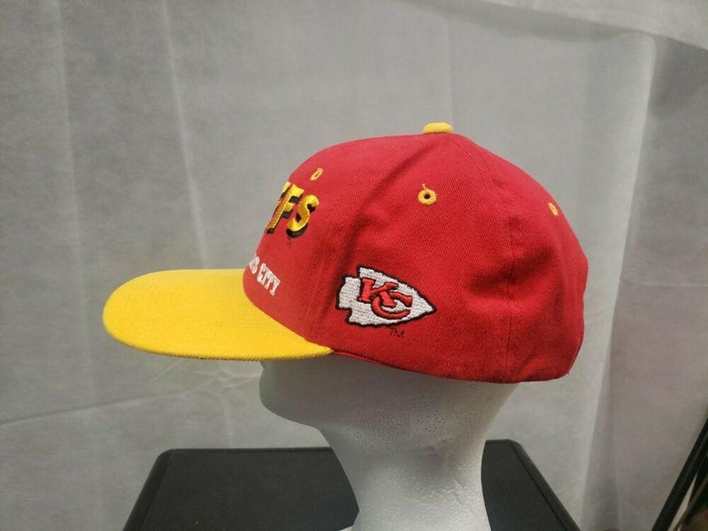 Mavin  Vintage Kansas City Chiefs Hat Cap Snap Back Drew Pearson Youngan  Red NFL