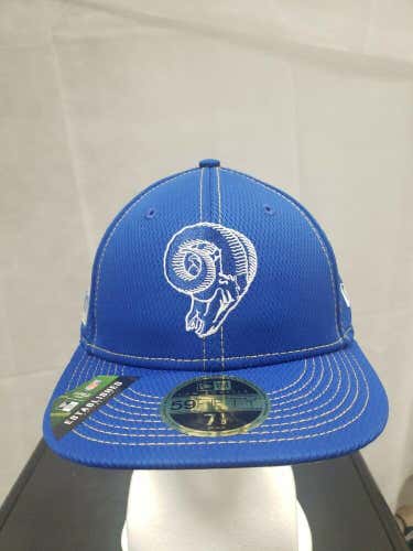 NWS Los Angeles Rams New Era 59fifty Low Profile 7 1/8 NFL 100